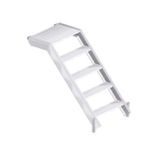 ESCALERA DE INICIO DE ALUMINIO CON DESCANSILLO