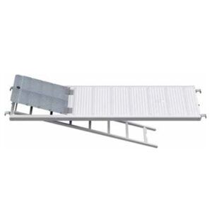 PLATAFORMA DE PASO DE ALUMINIO - APOYO A TUBO